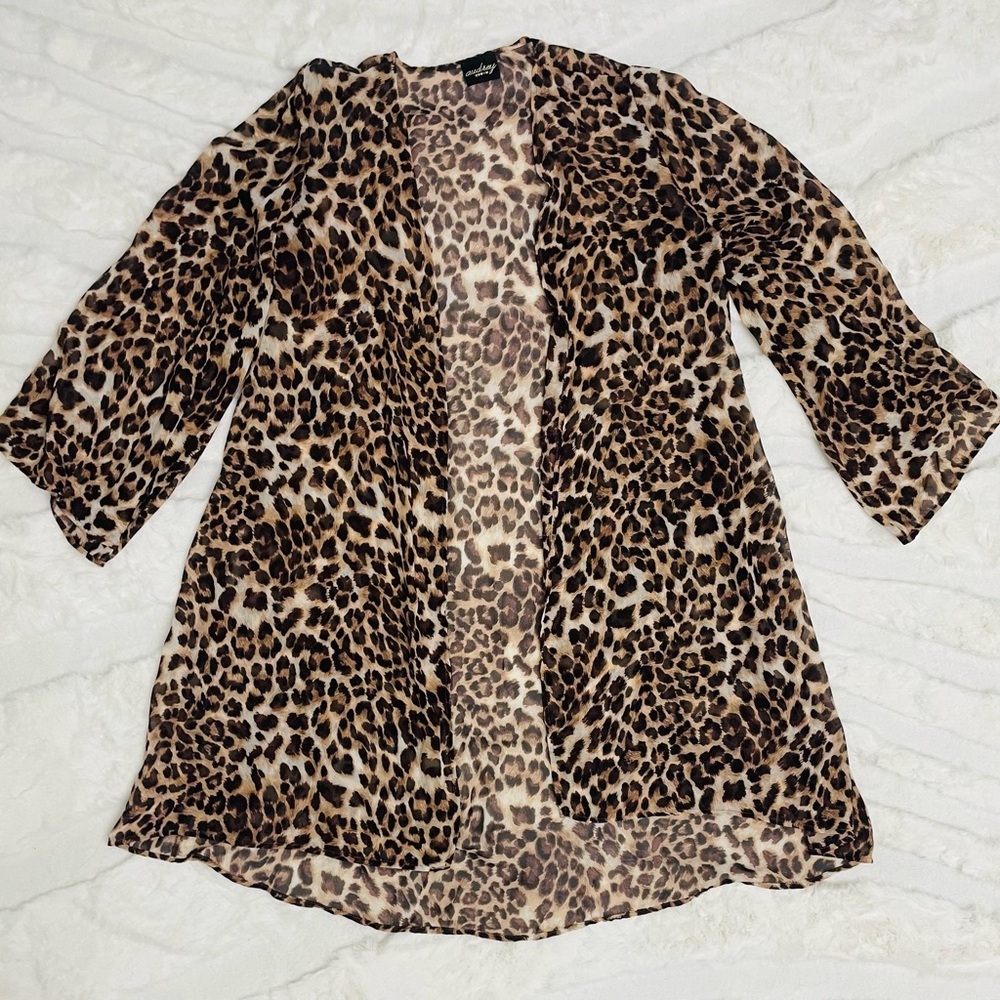 Leopard Print Women's Coat